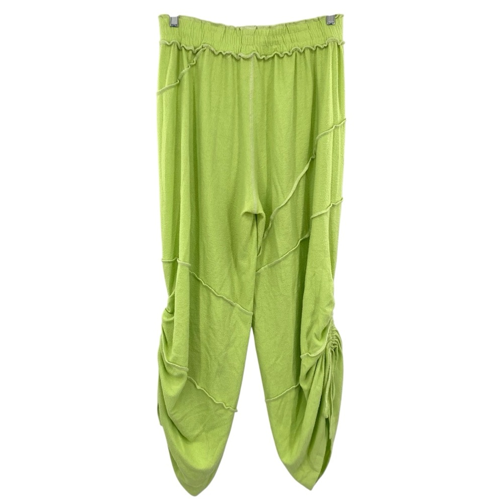 Out From Under Urban Outfitters Green Ballon Cinched Fuzzy Lounge Pants - Picture 6 of 9